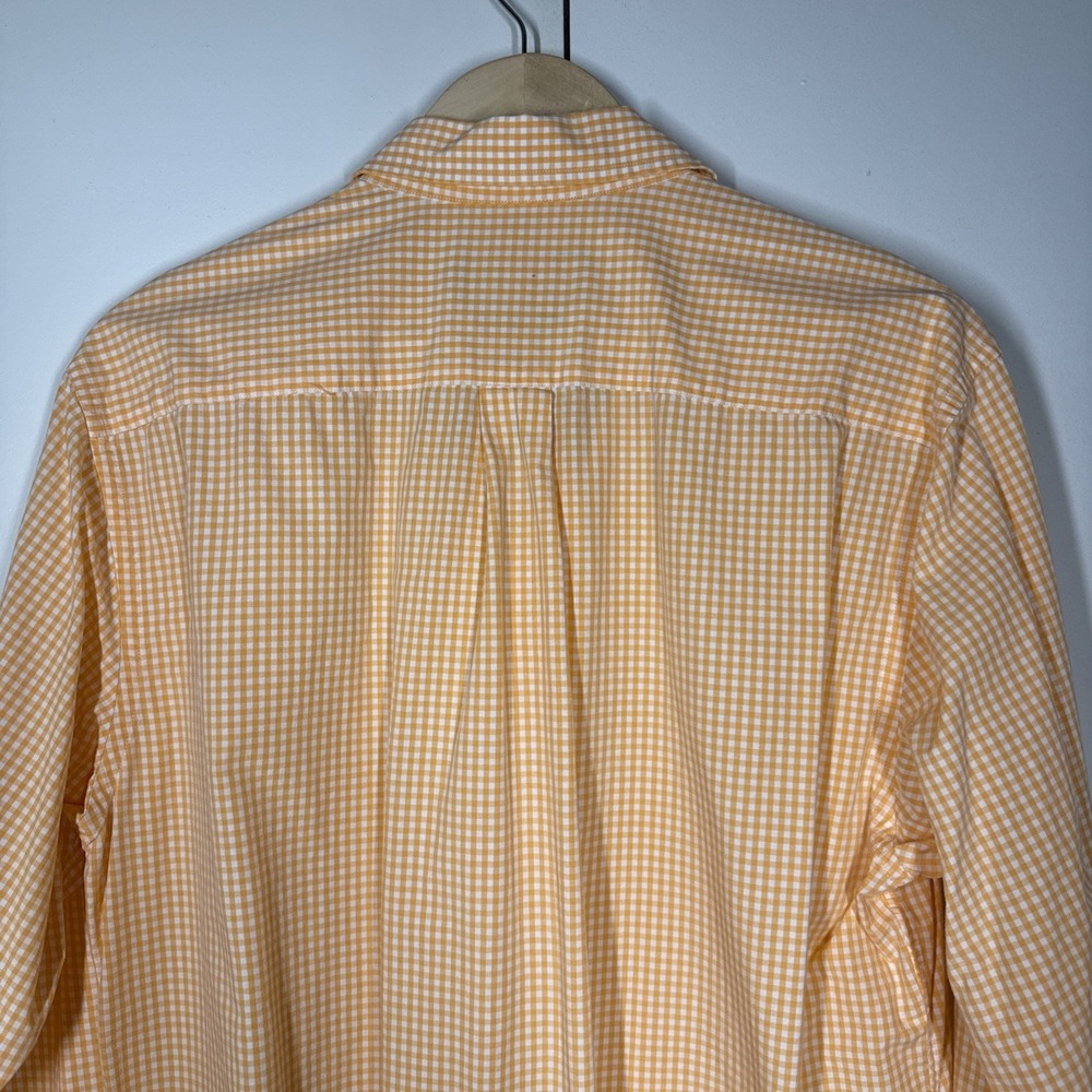 Vineyard Vines Whale Slim Fit Shirt Mens L Classic Fit Peach Plaid Button-Down - Picture 5 of 10
